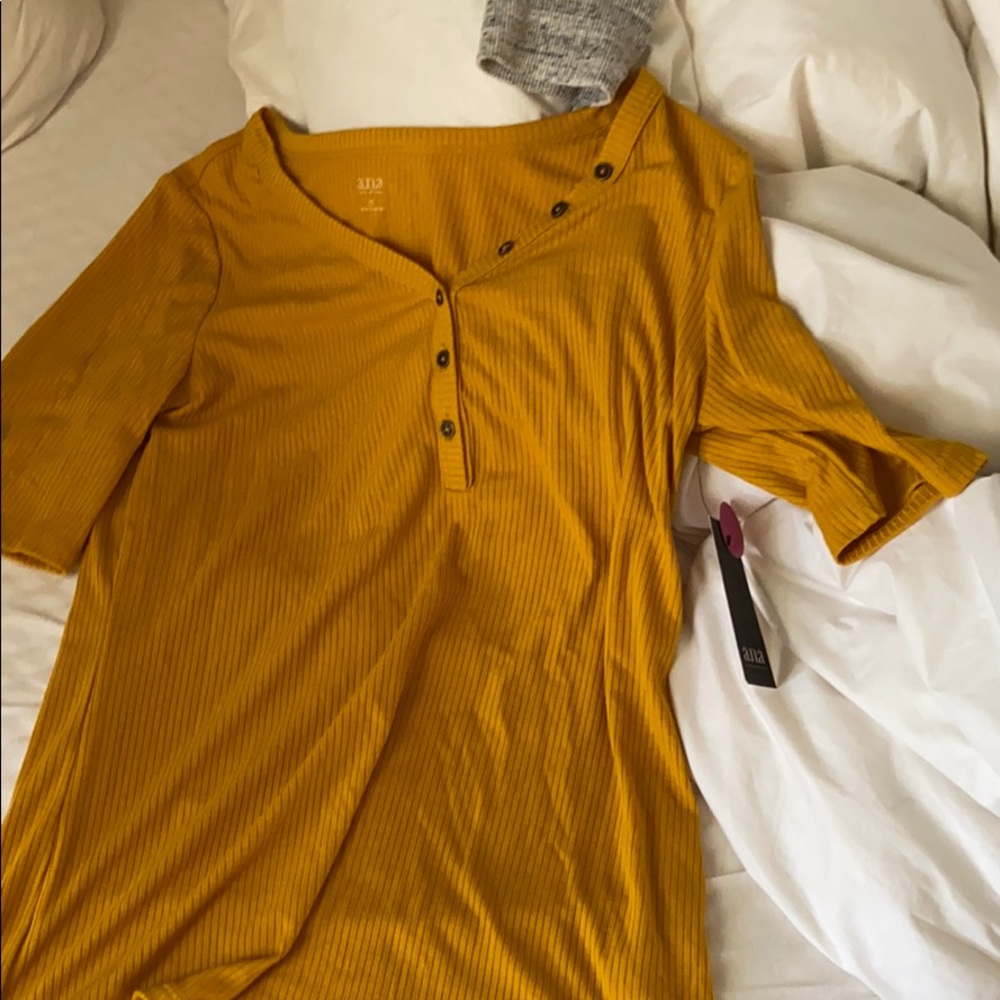 yellow ana shirt